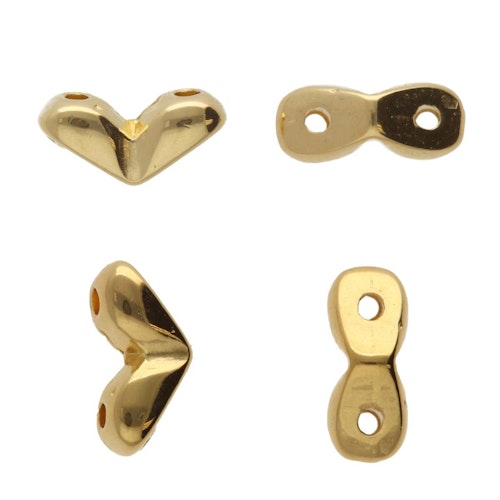 Cymbal Mitakas Guldpläterad 7,8x3,7mm 2st