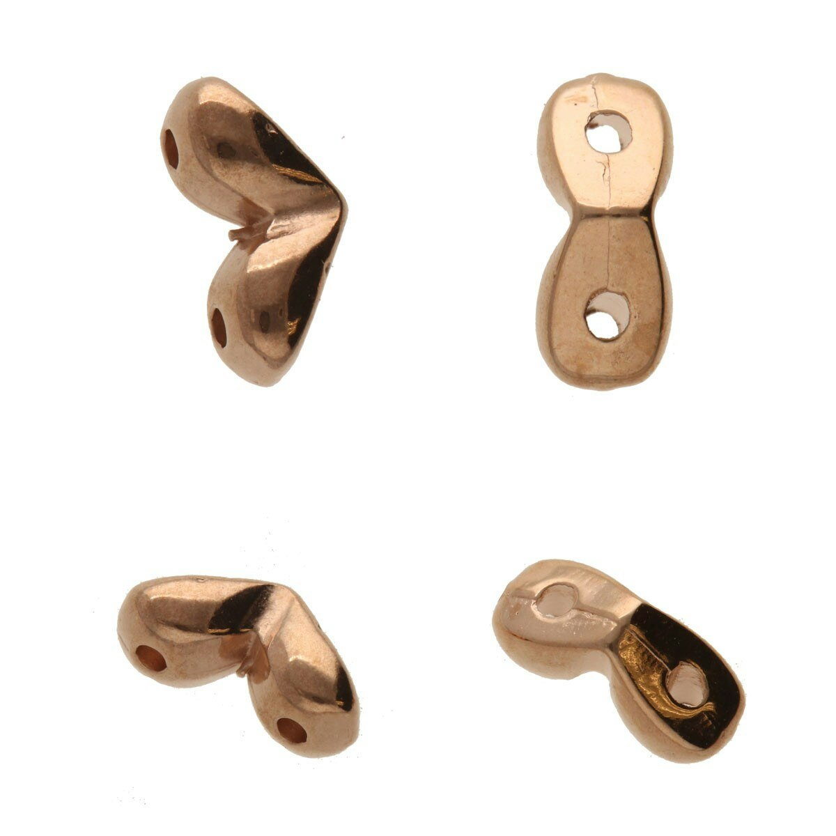 Cymbal Mitakas Roséguldpläterad 7,8x3,7mm 2st