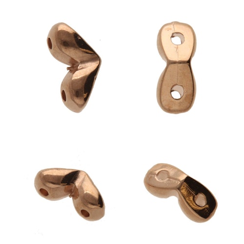 Cymbal Mitakas Roséguldpläterad 7,8x3,7mm 2st