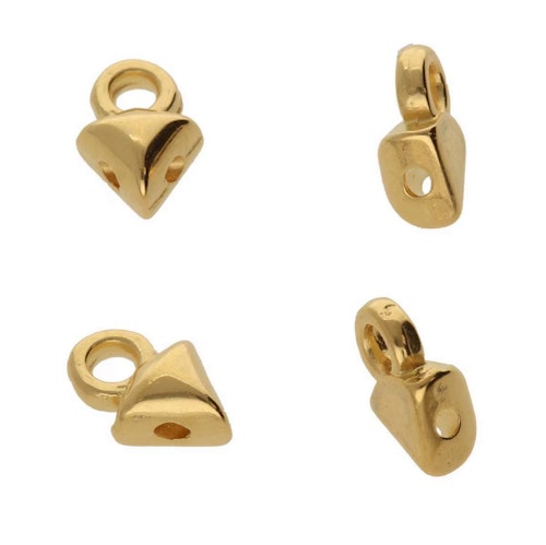 Cymbal Kleftiko Guldpläterad 4,7x7mm 2st