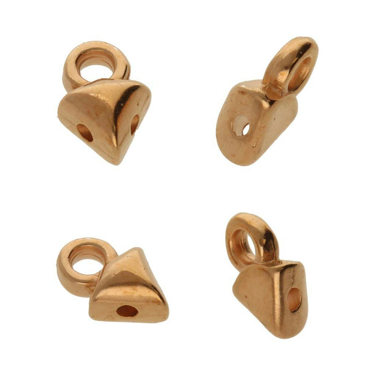 Cymbal Kleftiko Roséguldpläterad 4,7x7mm 2st