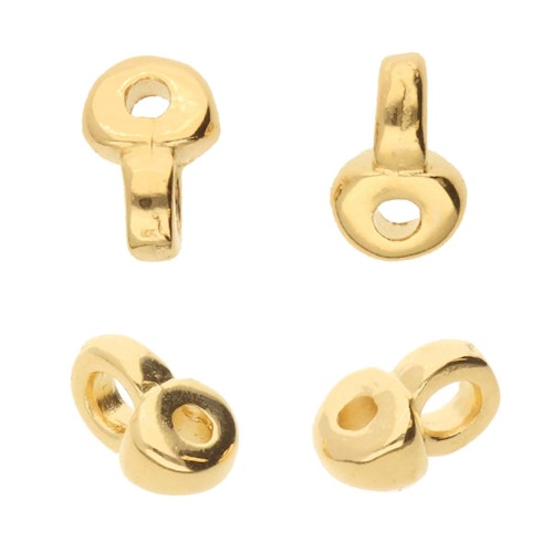 Cymbal Remata Guldpläterad 4,6x5,3mm 2st