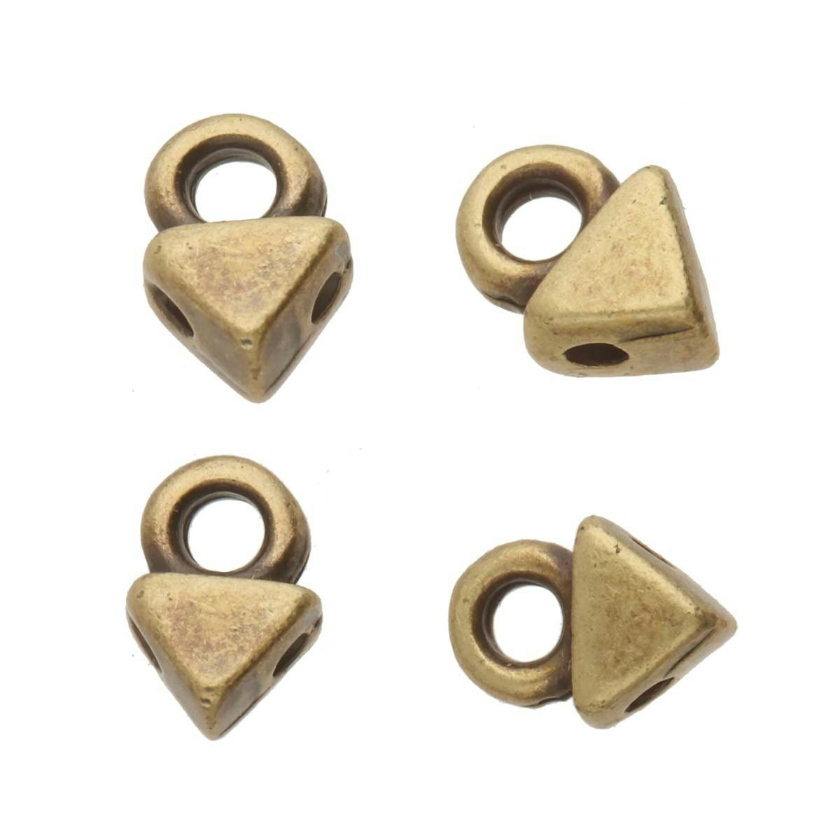 Bronspläterad Cymbal Agali 4,9x6,7mm 2st