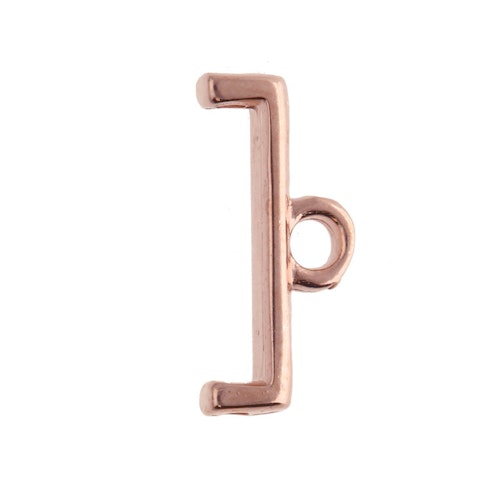 Roséguldpläterad Cymbal Topolia II 12,1x5,9mm 2st