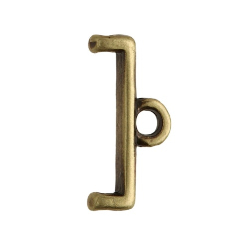 Bronspläterad Cymbal Topolia II 12,1x5,9mm 2st