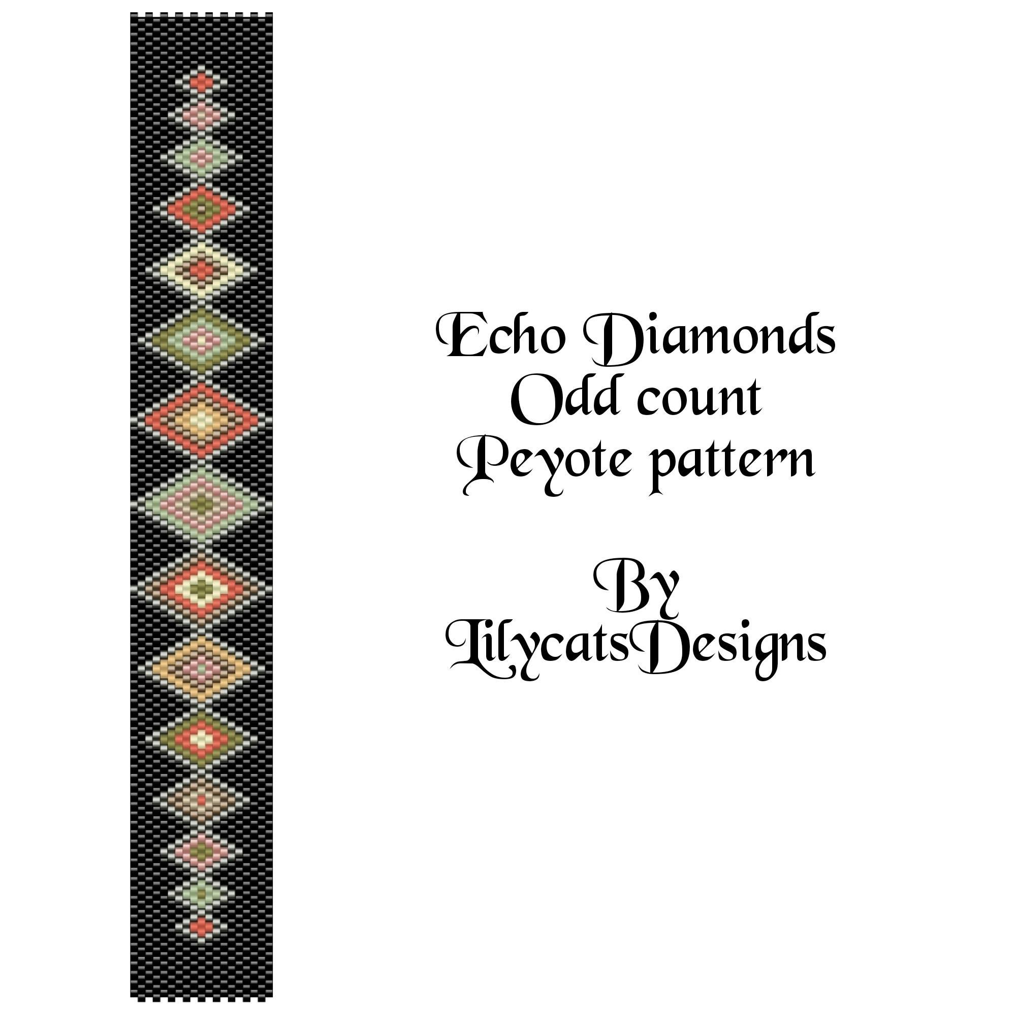 Echo Diamonds Peyote Armband PDF