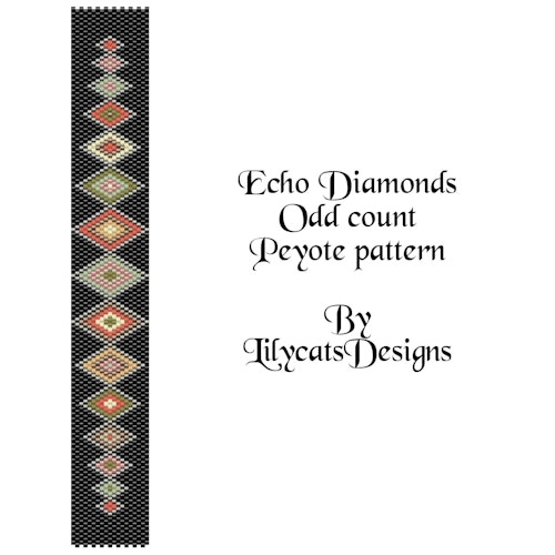 Echo Diamonds Peyote Armband PDF