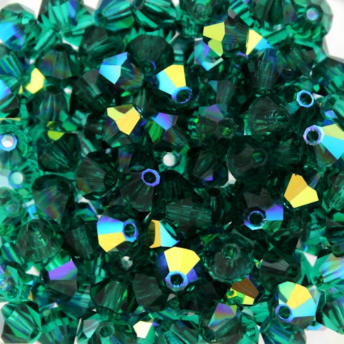 Emerald AB Preciosa Bicone 4mm 144st