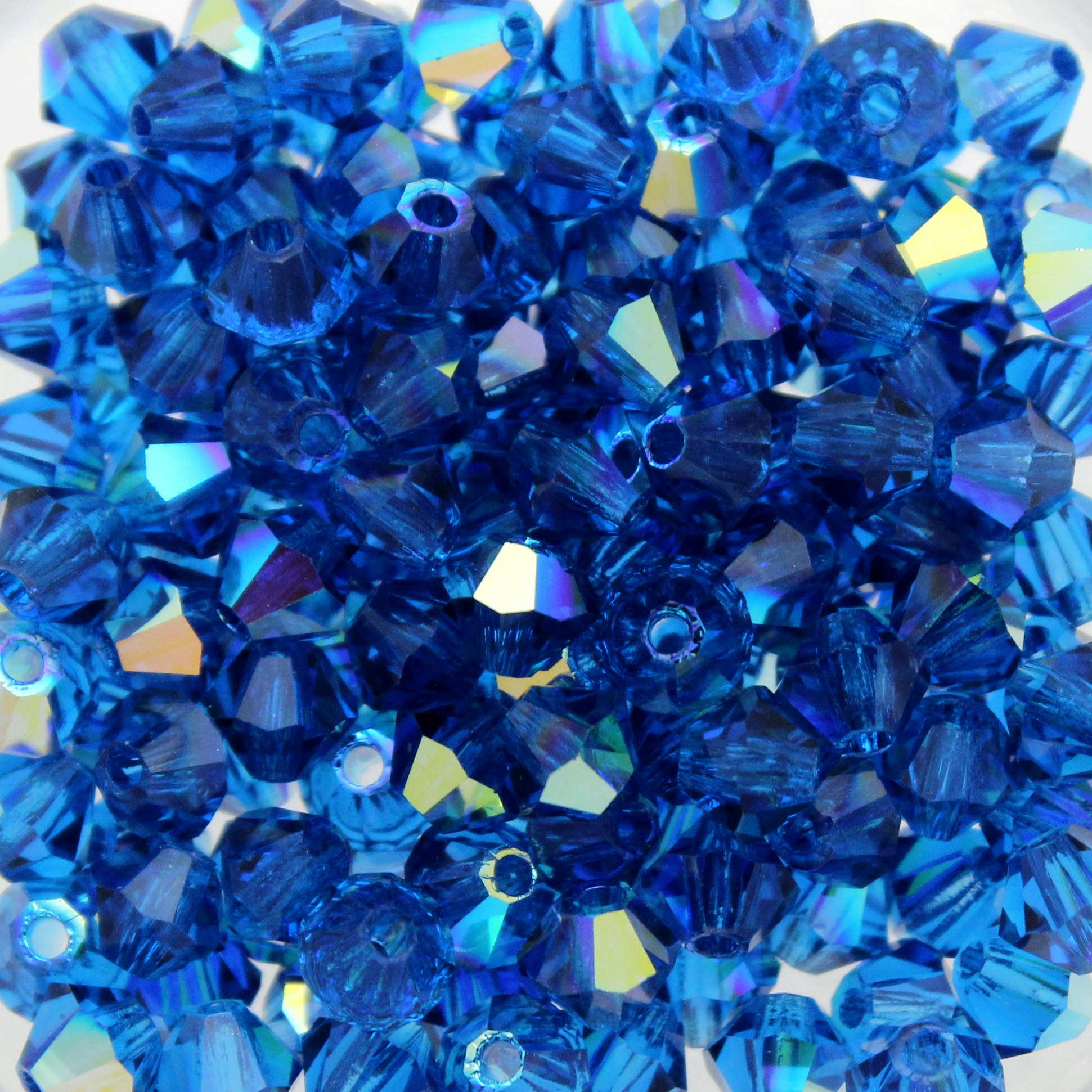 Capri Blue AB Preciosa Bicone 4mm 144st
