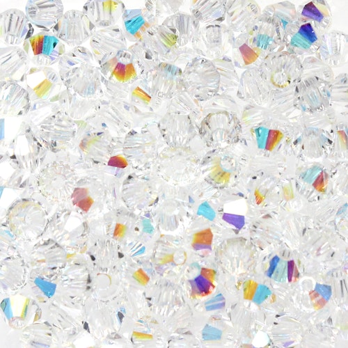 Crystal AB Preciosa Bicone 3mm 144st