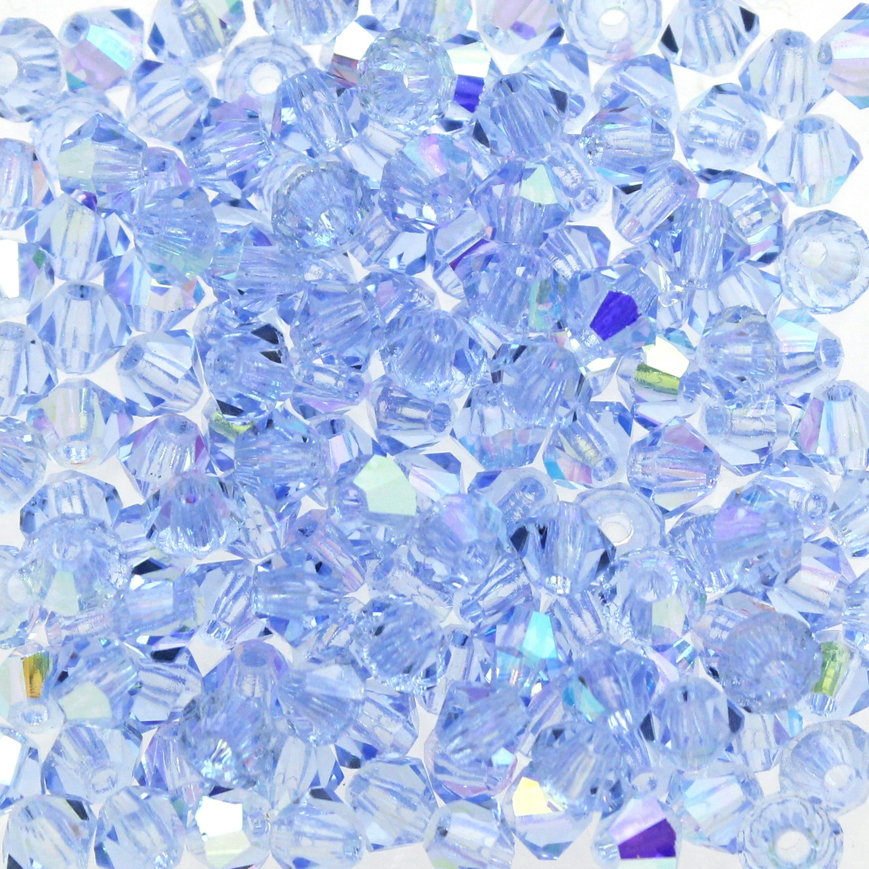 Light Sapphire AB Preciosa Bicone 3mm 144st