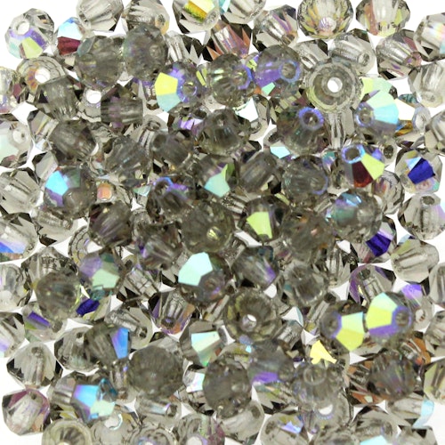 Black Diamond AB Preciosa Bicone 3mm 144st
