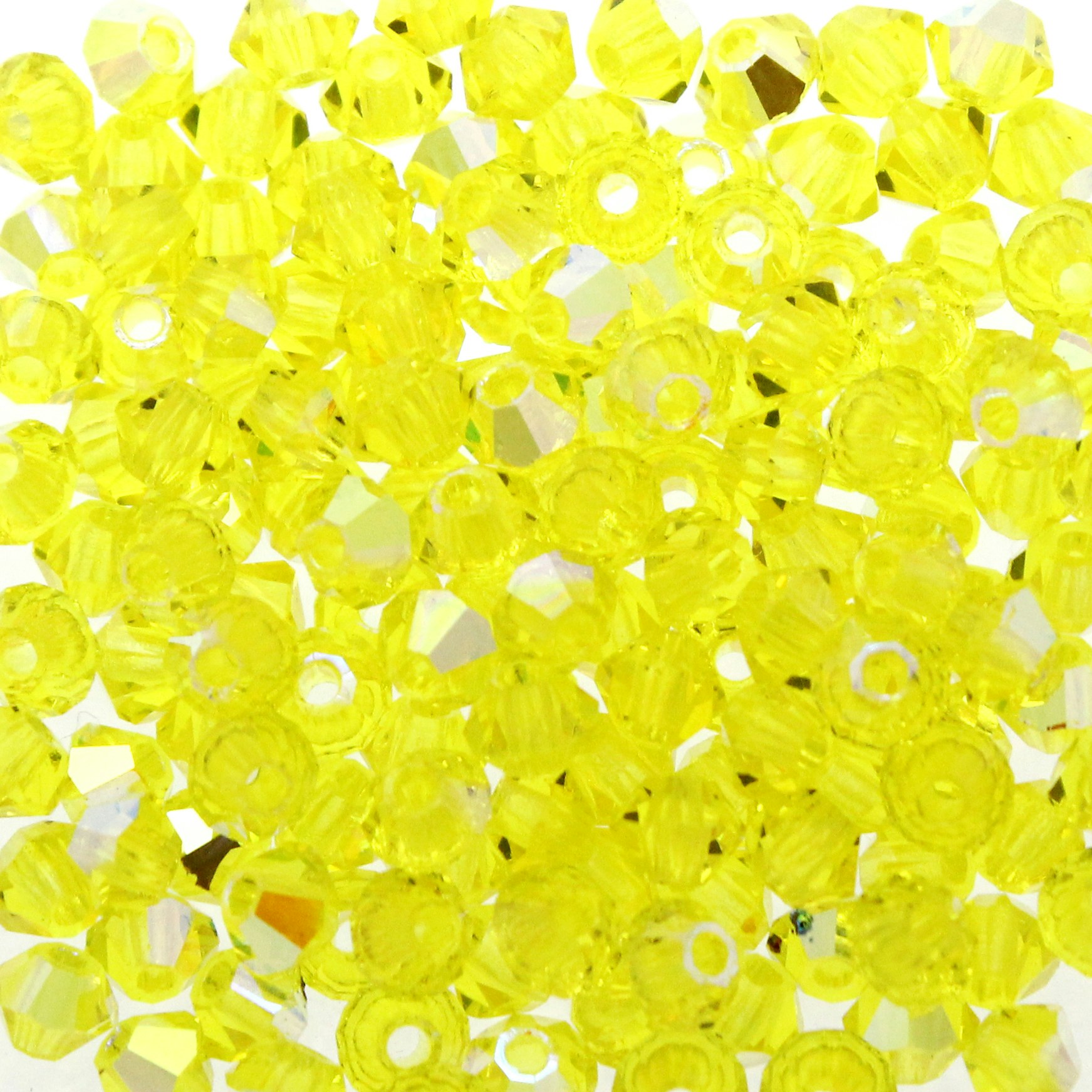 Citrine AB Preciosa Bicone 3mm 144st