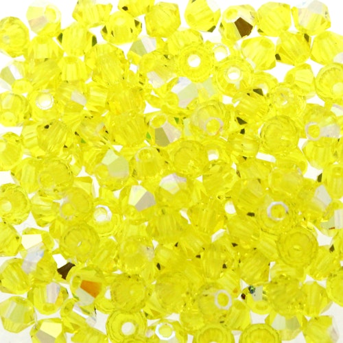 Citrine AB Preciosa Bicone 3mm 144st
