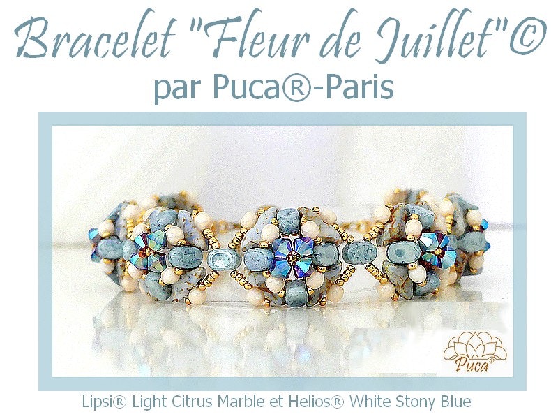Fleur de Juillet Armband PDF