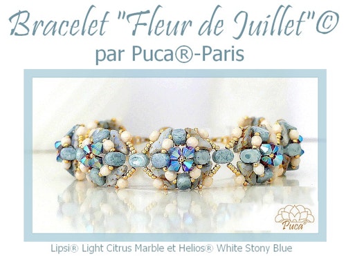 Fleur de Juillet Armband PDF