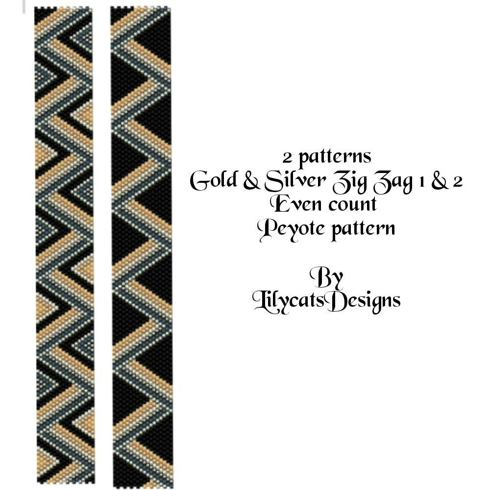 Gold & Silver Zig Zag 1 & 2 Armband PDF