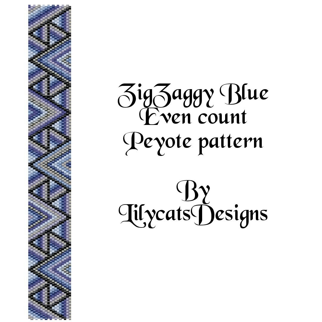 Zigzaggy Blue Armband PDF