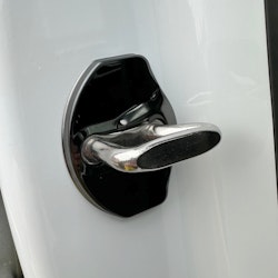 Oven lukon suojakannet, 4-osaa - musta - Tesla Model 3 2023.10-/Model Y 2025.3-