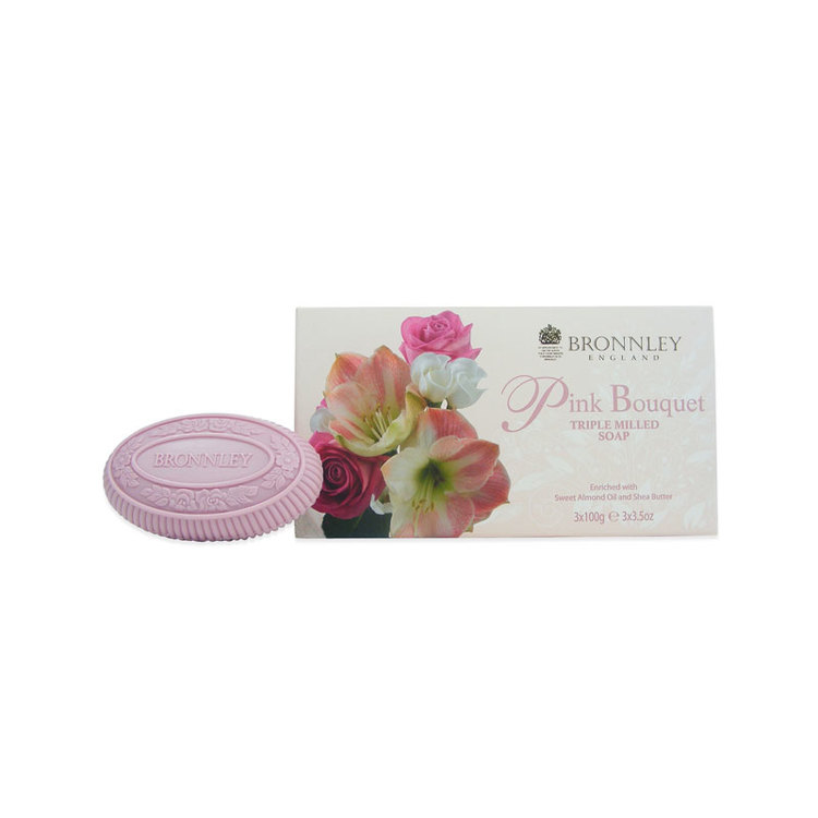 Bronnley -  Pink Bouquet 100g