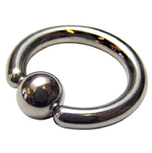 Ring med kula, Kirurgiskt stål 4 mm