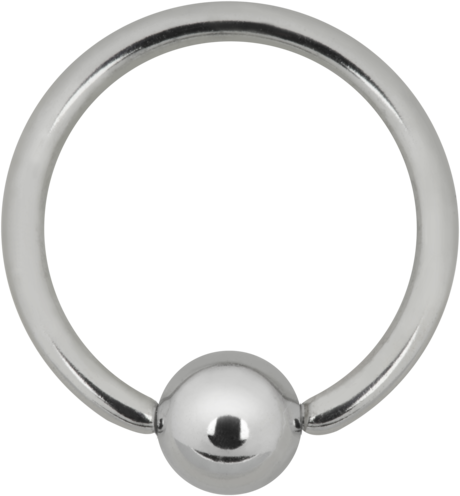 Ring med kula, Kirurgiskt stål 1,0 x 8 mm