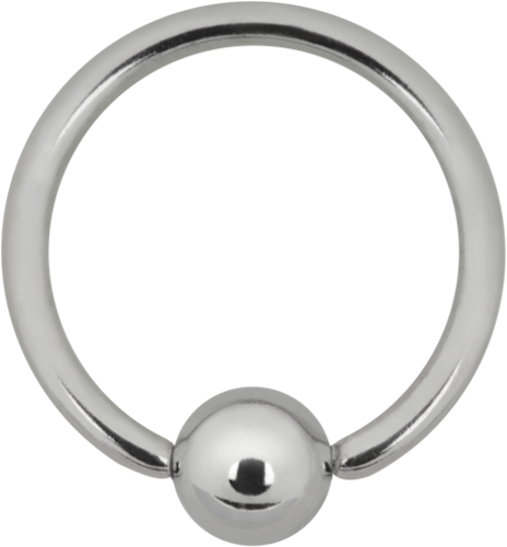 Ring med kula, Kirurgiskt stål 1,0 x 8 mm