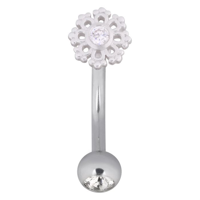 Smycke med snöflinga, 1,6x8 mm