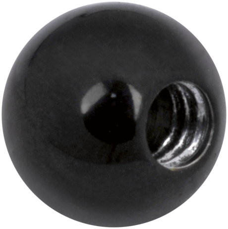 Svart kula 3 x 1,2 mm