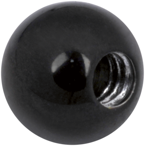 Svart kula 3 x 1,2 mm
