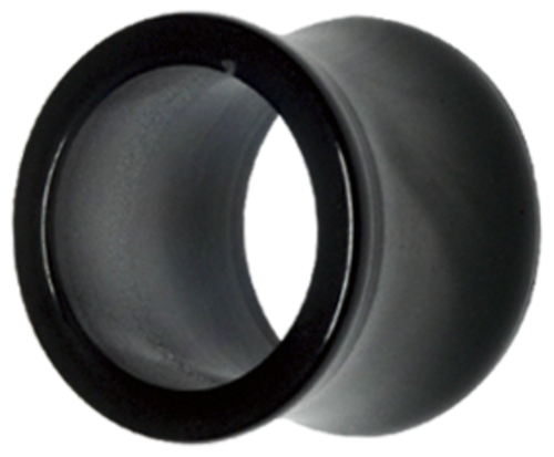 Svart simpel tunnel 18 mm