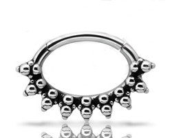 Simpelt septumsmycke 1,2x6/9 mm
