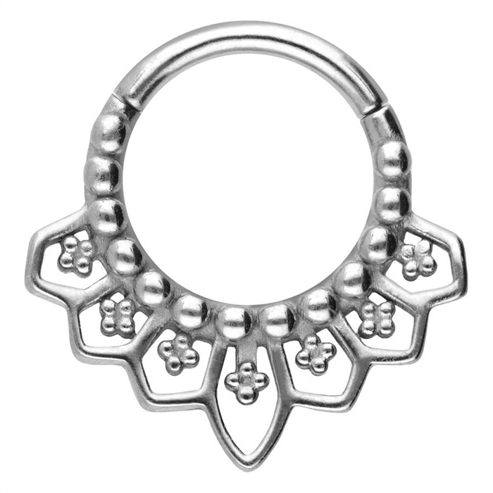Septumsmycke med minimalistiska detaljer 1,2x8 mm