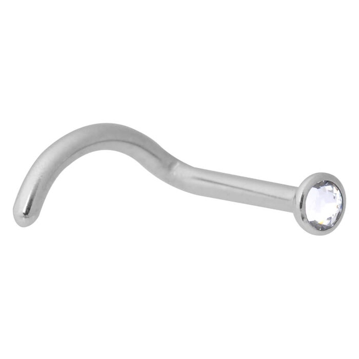 Nässkruv med en sten i olika färg 1,0 mm
