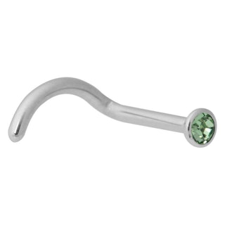 Nässkruv med en sten i olika färg 0,8 mm