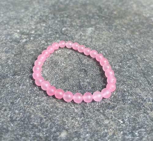 Ljusrosa Malaysia Jade armband