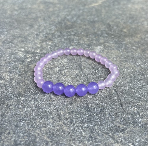 Lila Malaysia Jade armband