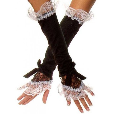 Long lace gloves