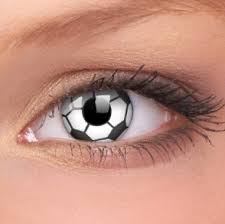 Faceloox Football Crazy Lens 1 Styck Without Strength  