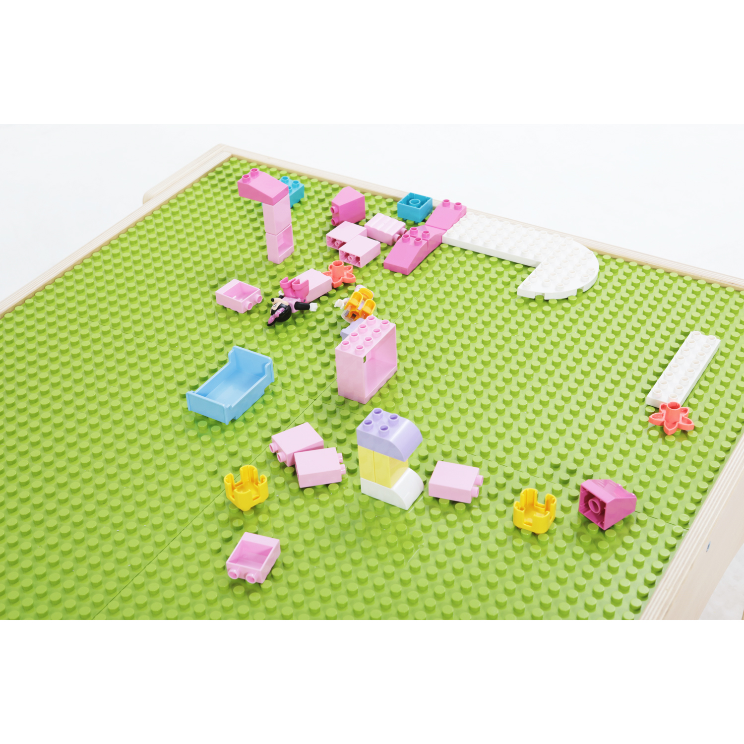 Lekbord för byggklossar, LEGO-kompatibelt
