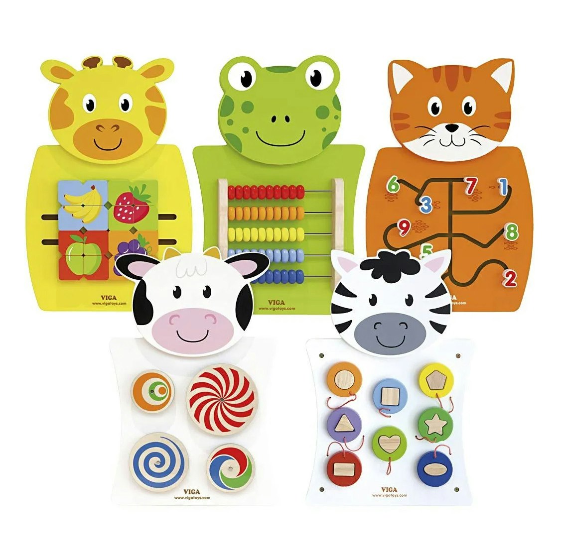 Väggpanel Animal Fun 5-pack