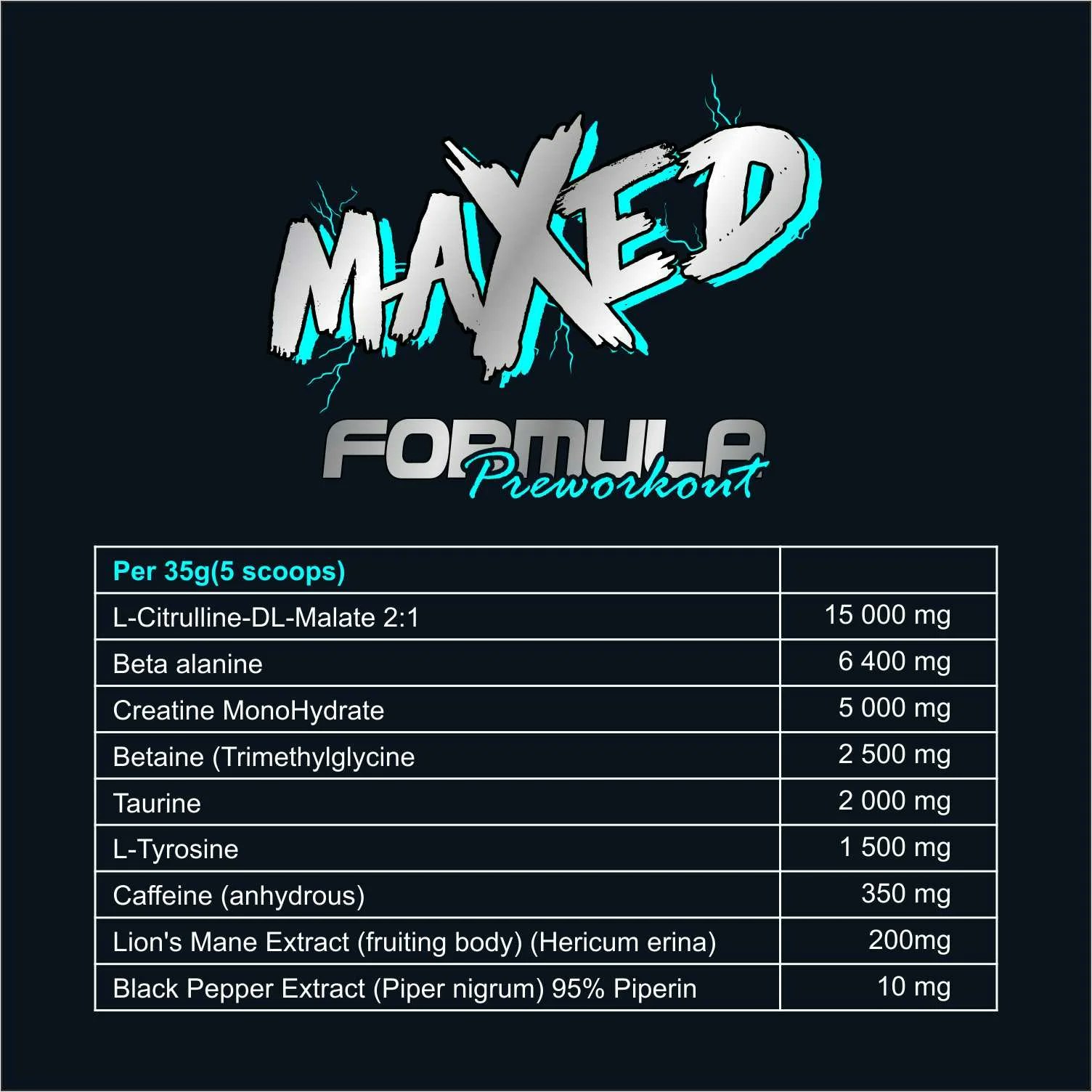 Maxed Preworkout