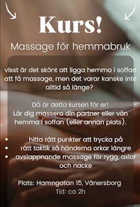 Kurs Massage För Hemmabruk