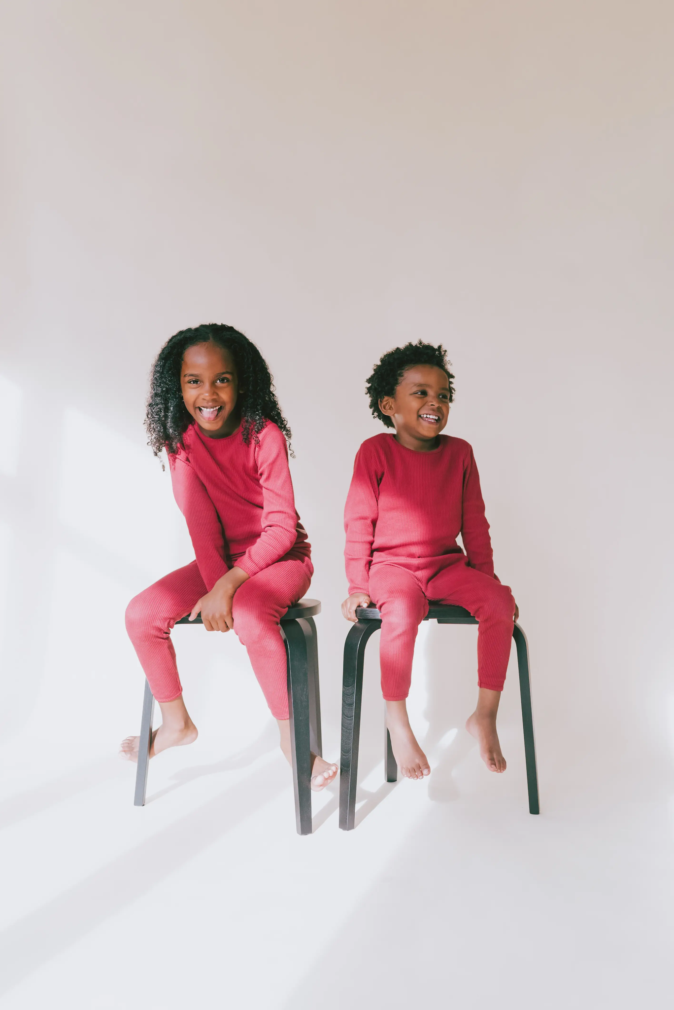 Loungewear sett, barn, Apricot