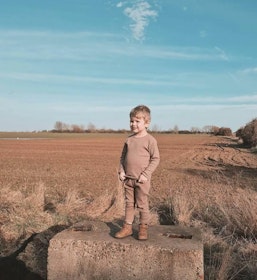 Loungewear sett, barn, Biscuit