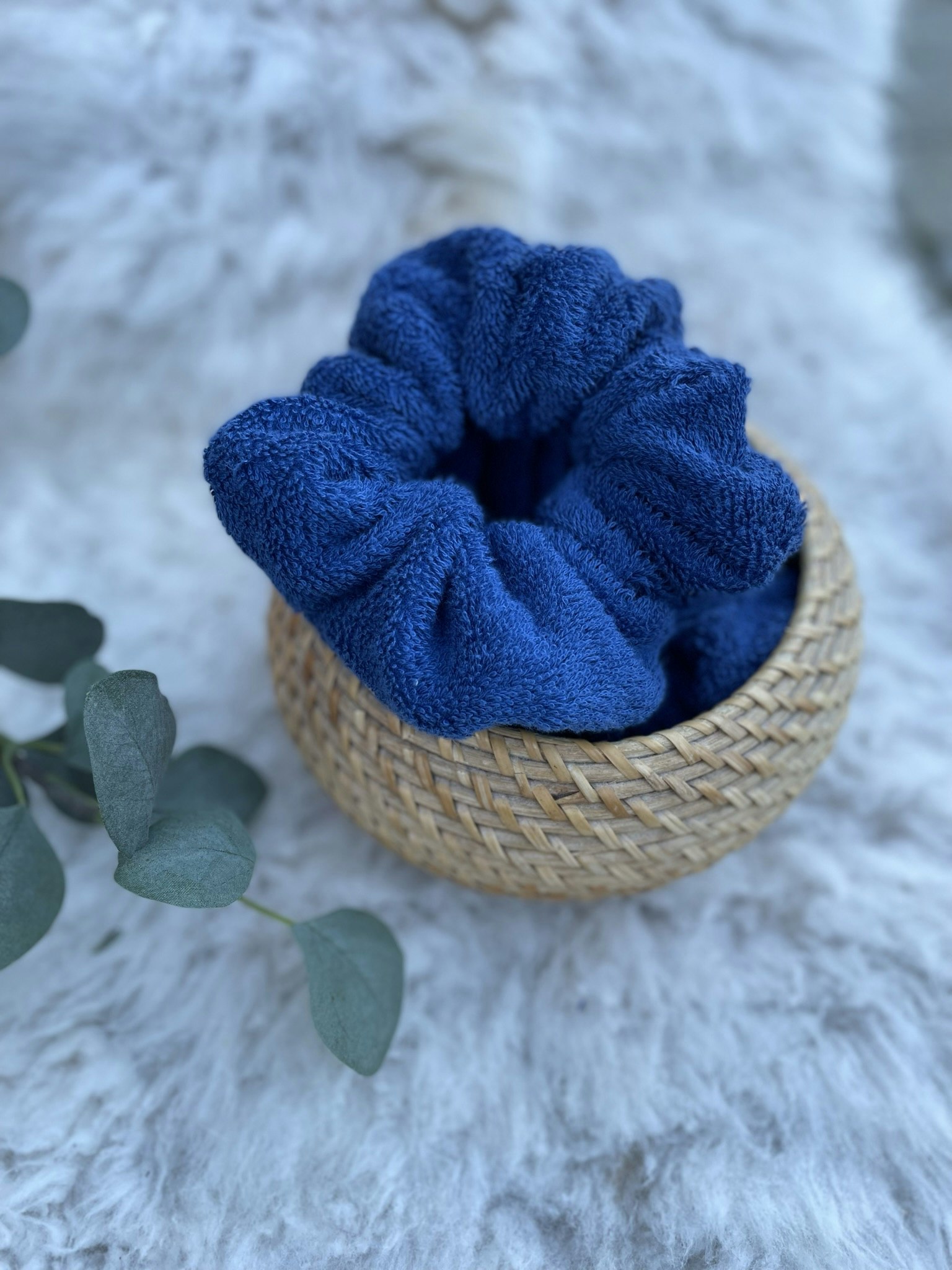 Spa Scrunchie, XL, Blå