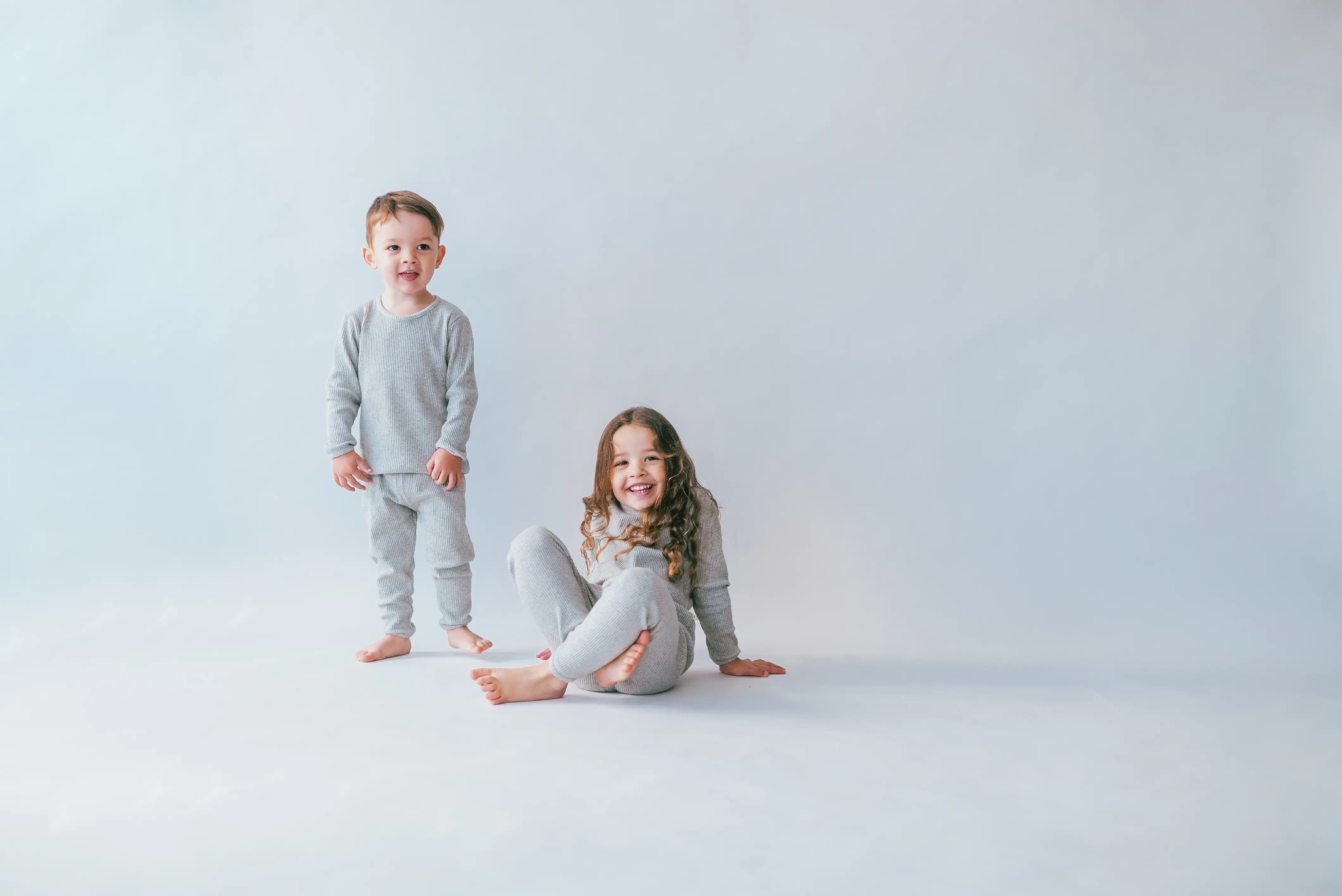 Loungewear sett, barn, Dove Grey