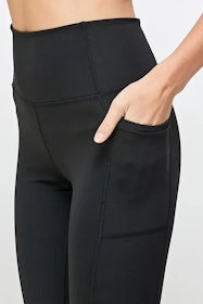 Tights m/lommer, svart