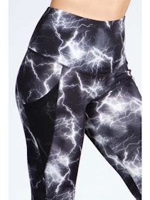 Tights, tie-dye svart