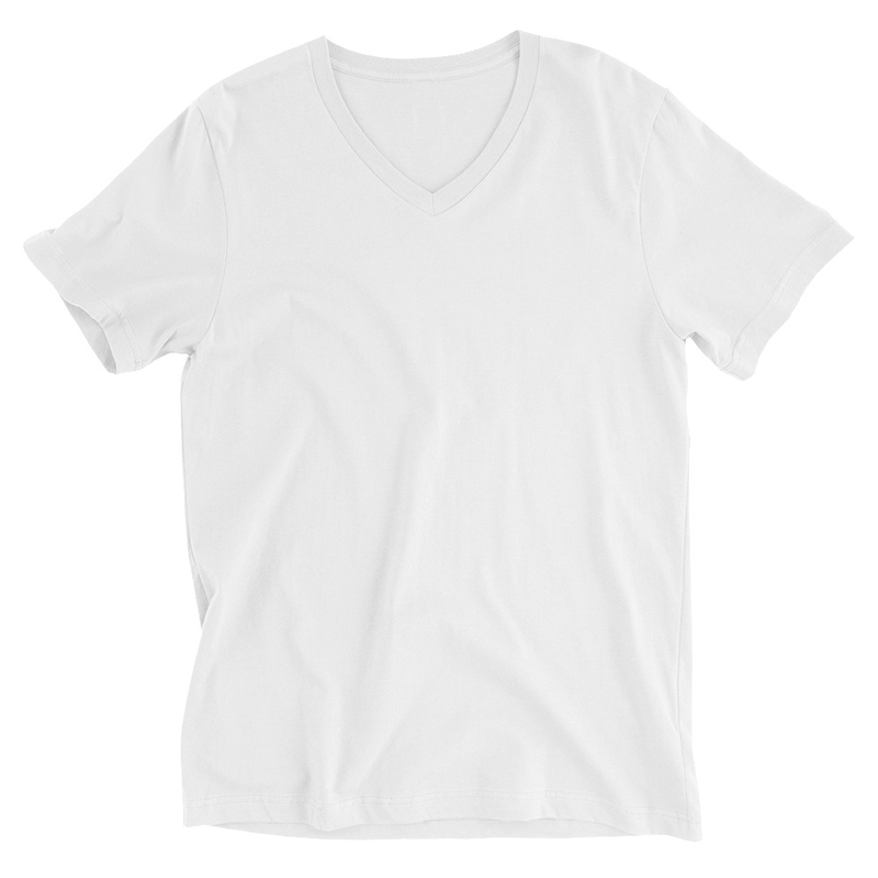 Unisex Short Sleeve V-Neck T-Shirt